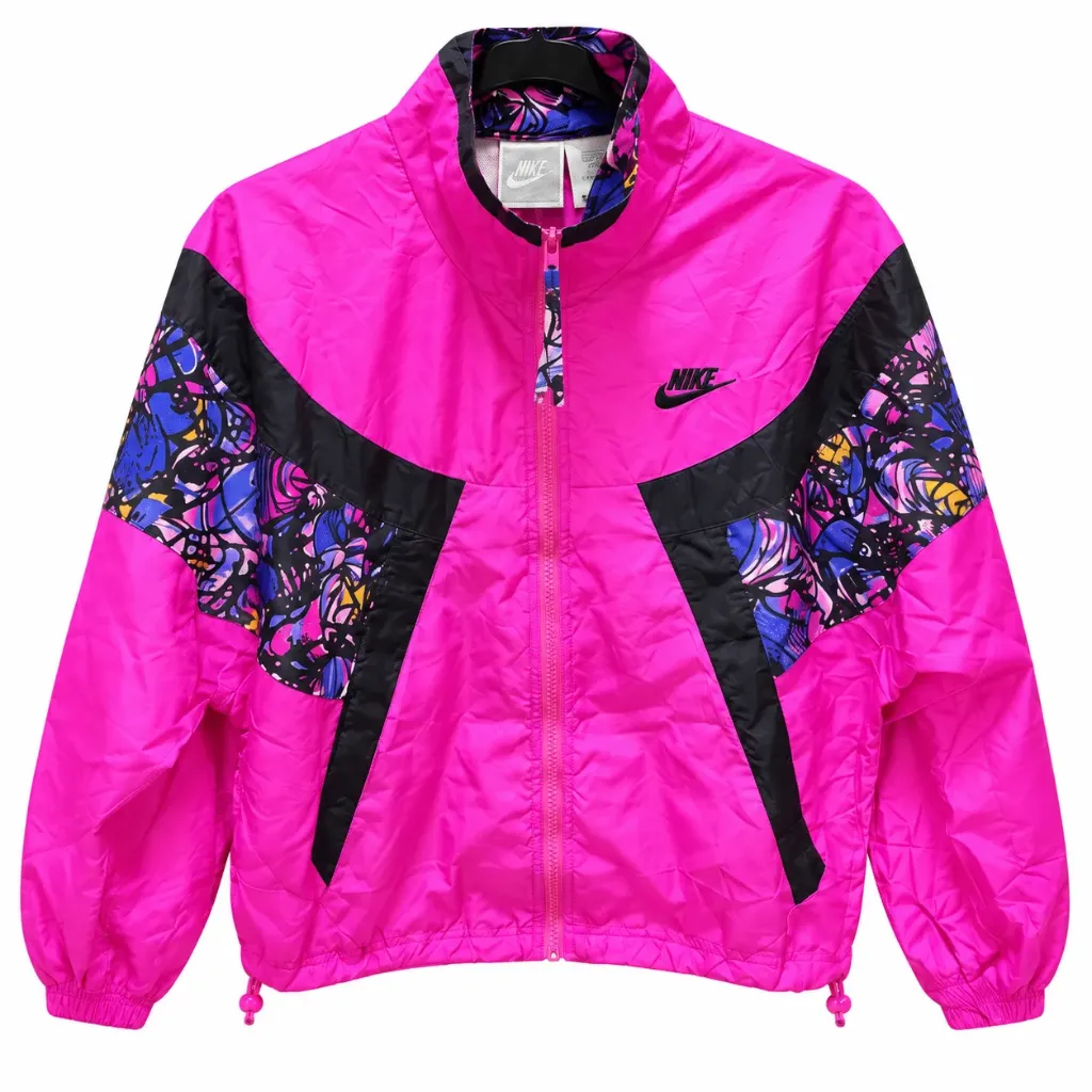 Nike Floral Windbreaker Pink