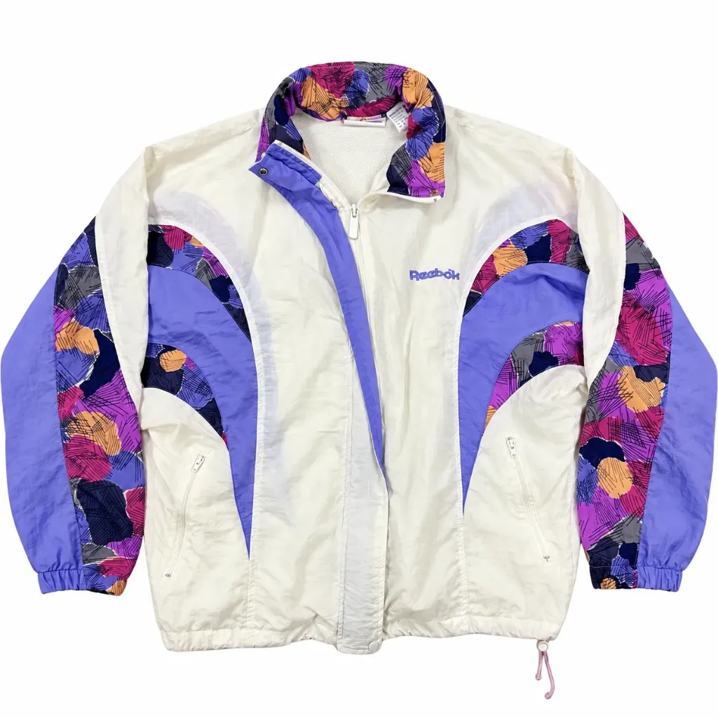 Reebok Abstract Windbreaker White