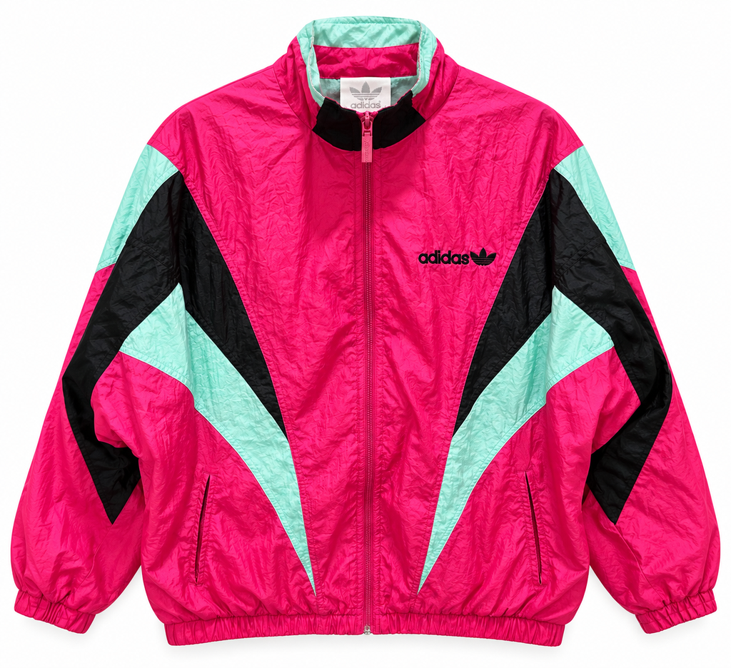 Adidas Geometric Windbreaker Pink
