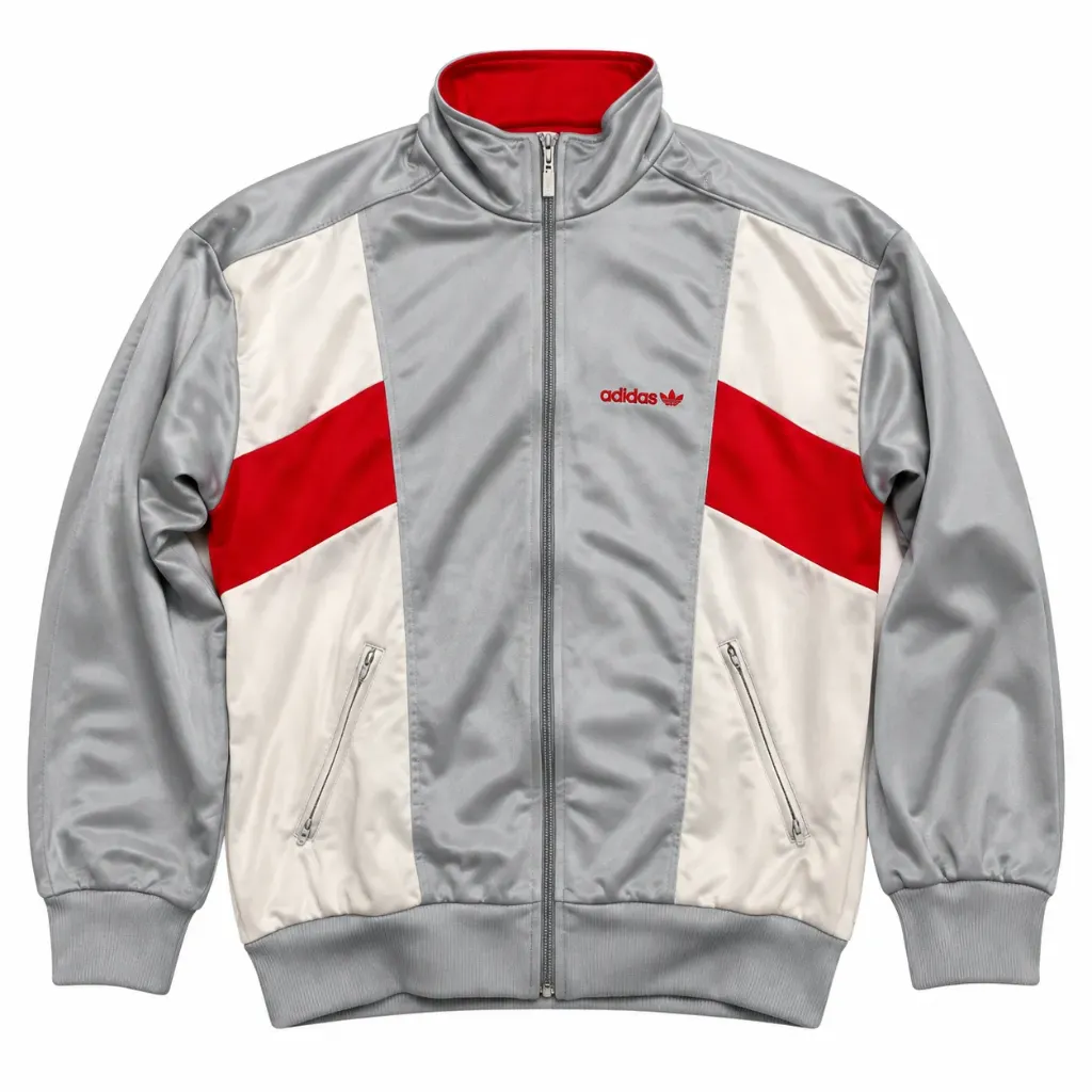 Adidas Pletenina Jacket Gris 80s